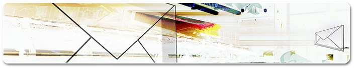 Image of envelope being sent through cyberspace.